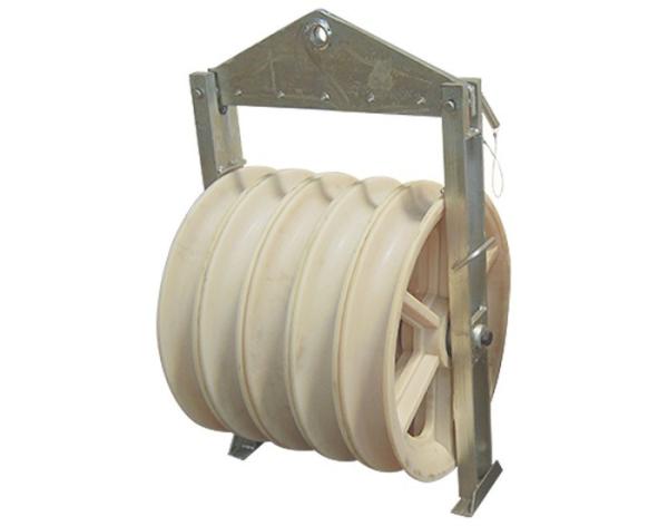 Cheap Bundle Nylon Five Universal Stringing Block 822mm Diameter For Transmission Line for sale