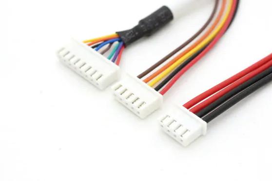 JST XH 2.5mm pitch housing assembly wire harness UL1007 with tin plated Length customized
