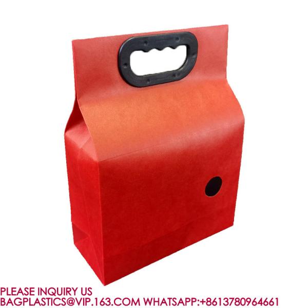 Cheap Recyclable Kraft Custom Design Rice Packaging Bags For 2 Kg 5kg Empty Rice Bags For Sale for sale