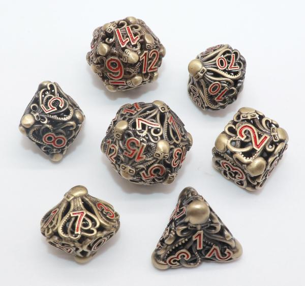 Cheap Hand Pouring Mini Polyhedral Dice Sharp Edged Portable Practical for sale