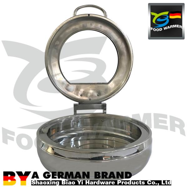 Cheap Restaurant Cooker Induction Chafing Dish Machanical Hinge System Temper Glass for sale