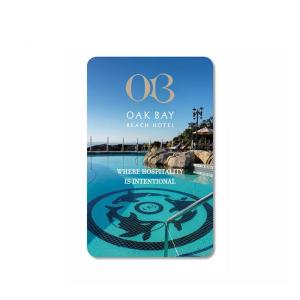 China Customized Waterproof RFID Keycards Hotel Room Key Card Rectangular Shape on sale