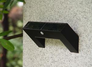China Soalr powered step lighting PIR Solar Motion Sensor Wall Light (DL-MSW03) on sale