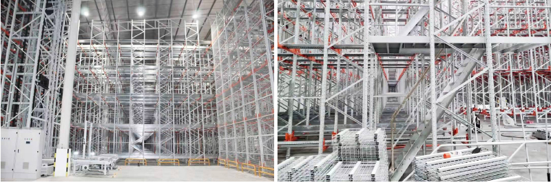 Four Way Radio Shuttle Racking ASRS Pallet Runner Rack  4 Way Radio Shuttle Racking