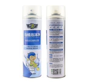 China Effective Bathroom Toilet White Foam Cleaner Spray on sale