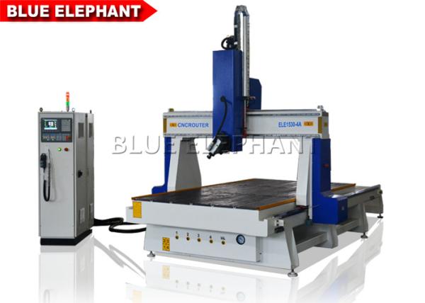 Cheap 3d Carving 4 Axis CNC Router Machine Rotary Device Welded Steel Structure for sale