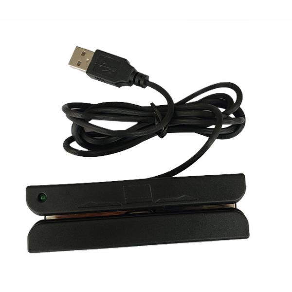 Cheap Manual Swipe 90mm MSR Desktop USB Magnetic Card Reader for sale