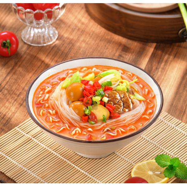 Delicious 5 Min Rich Tomato Beef Flavor Vermicelli and Instant Noodles 203G 12 Months Shelf Life For Quick Meal