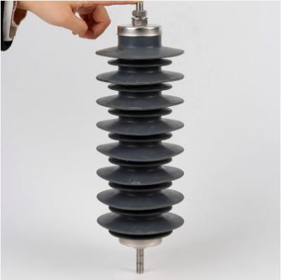 Cheap Power Line Distribution Zinc Oxide Lightning Arrester System Support for sale