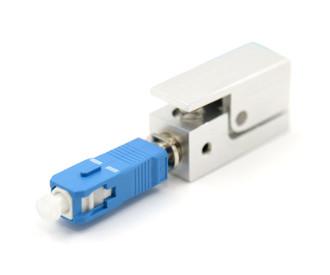 Cheap SC Square / Round Shape Bare Fiber Adapter,quick and easy temporary connections of single-mode and multimode fibers for sale