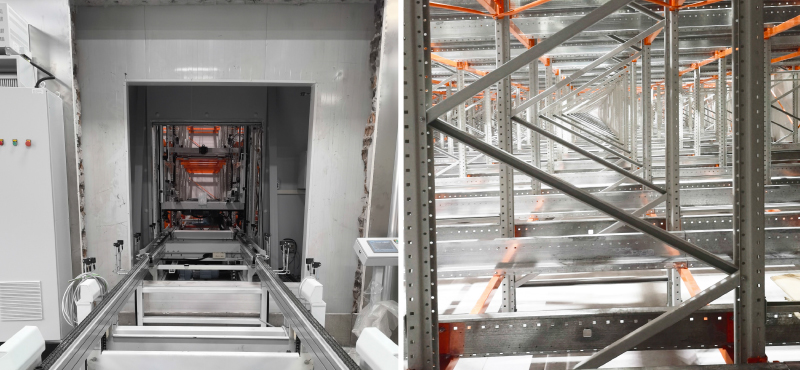 Four Way Radio Shuttle Racking ASRS Pallet Runner Rack  4 Way Radio Shuttle Racking