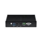 Industrial Fanless Mini Computer Linux Intel N100 DDR4 16G RAM 4LAN Dual COM
