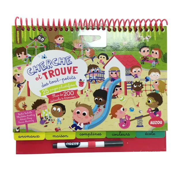 Cheap SGS Wire O Spiral Binding CMYK Printed Children Activity Book With Games for sale