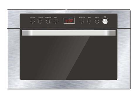 Cheap 34L Stainless Steel Microwave Oven Built In Digital Timer Control for sale