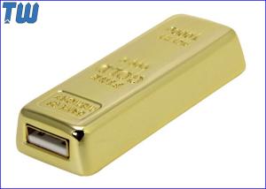 China Gold Bar 16GB USB Thumb Drive Sliding Design Heavy Solid Material on sale