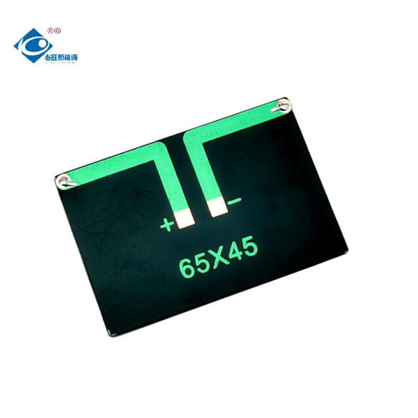 Cheap 0.43W Customized Poly Mini Epoxy Solar Panel 1.5V Lithium Battery Solar Panels Charger ZW-6545 for sale