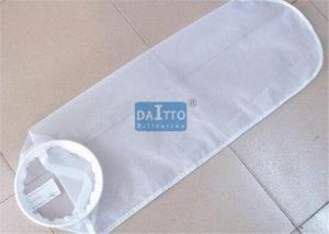 China Plastic Ring Liquid Filter Bags Nylon Filter Mesh Excellent Thickness Uniformity on sale