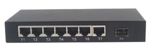 Fast 8 Ports Ethernet Network Switch 100FX And 7 10 / 100M Rj45 With Management Function