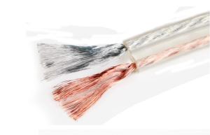 Transparent Soft Copper OFC  2 Core 14 Awg Composite Audio Video Cable