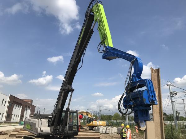 Cheap High Precision Vibratory Pile Driver For Excavator Quick Converting Operation for sale