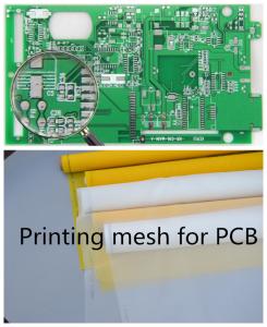 Best 70-72 Mesh Monofilament Polyester Screen Printing Mesh In PCB Printed Circuit Boards wholesale