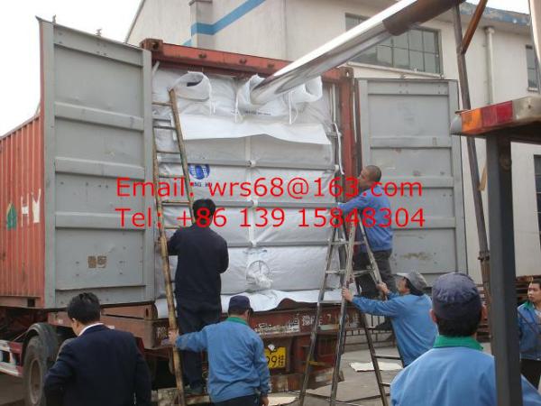 Cheap Pneumatic loading PP Woven Container Liner Bag For poly resins like PP, PE, PVC, PET, PDA for sale