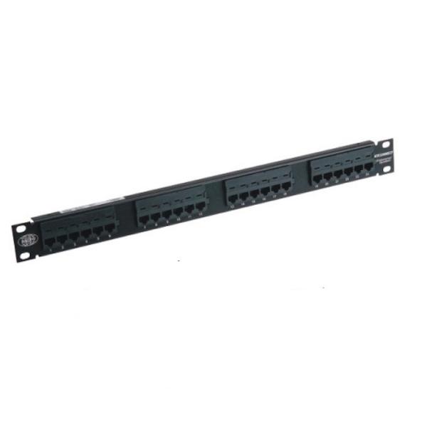 Cheap Modularization Design 110 IDC UTP Patch Panel 24 Port Cat5e For 19"Cabinet for sale