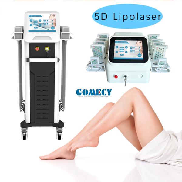 Cheap Hot Sold Diode Lase Equipment 5D Laser Light Therapy Weight Loss  Fast Slimming Machine for sale