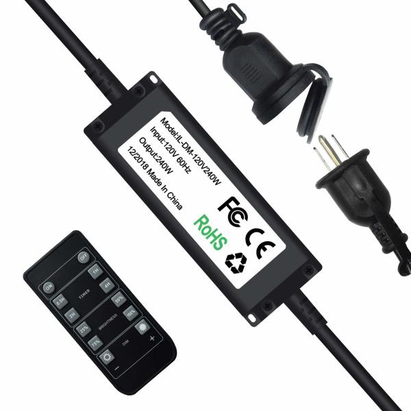 Cheap 240w Outdoor Rf Remote Control LED String Lights Dimmer for sale