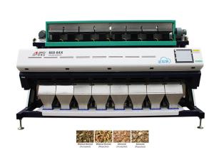 Intelligent Ejection System Nuts Color Sorter Stable Data Transmission