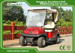 China EXCAR 3.7KM 48 Volt Electric Golf Car 2 Seater With Rain Cover Custom on sale