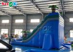 Bouncy Slides Custom Backyard Palm Tree Themed Inflatable Water Slide With