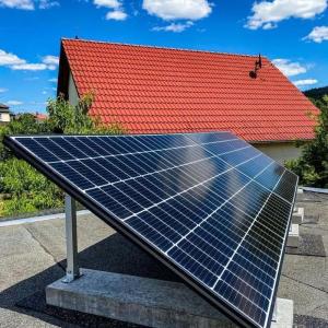 China Rooftop Adjustable Solar Panel Tilt Mount Brackets Anodized Aluminum on sale