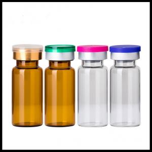 Best 10ml Vials Empty Glass Cosmetic Bottles Rubber Stopper Sterile Serum Container wholesale