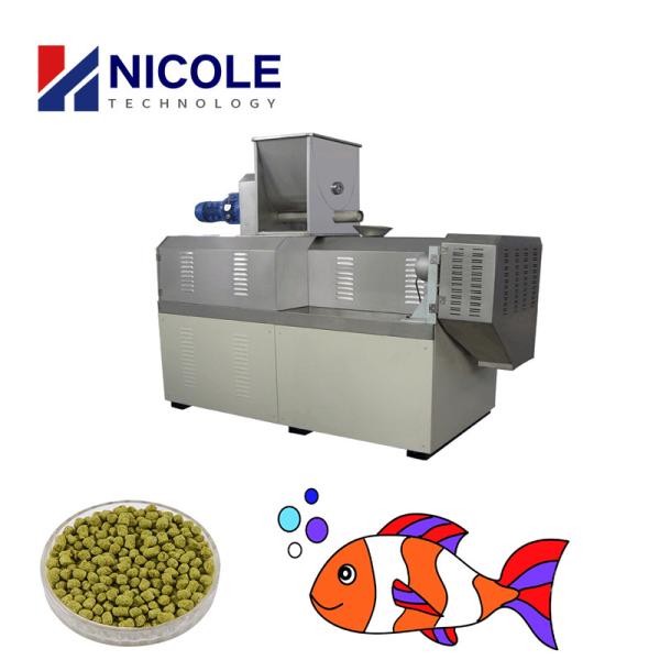 Cheap Double Screw Extruder Small Floating Fish Feed Machine Semi Automatic for sale