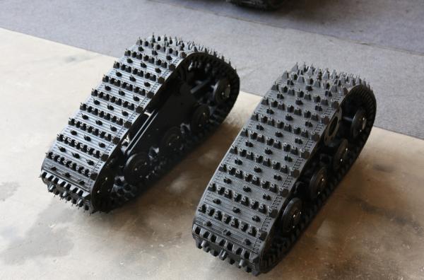 Cheap 255mm Width Rubber Track System 400kg Loading For Tractor UTV for sale