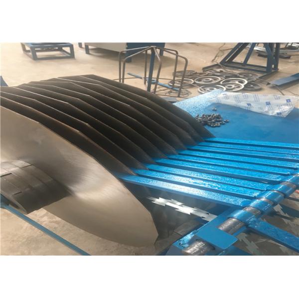 Full Automatic Razor Blade Barbed Wire Making Machine With 40 Tons Punching Machine