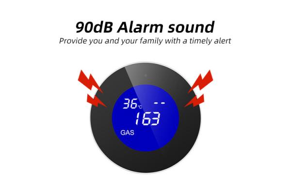 Cheap Wifi Natural Gas Detector Propane Gas Alam For Home Smart Plug-In Gas Leak Sensor With Lcd Display for sale