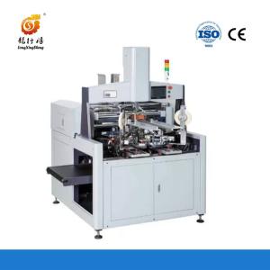 Best LS-T430 Automatic Paper Box Corner Pasting Machine For Gift And Tea Box Making wholesale