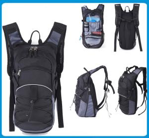 Best 420D nylon Bicycle Hydration Pack outdoor bag camping backpack with water pounch bag wholesale