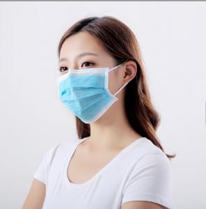 Best 3 Layer Filtration Medical Disposable Masks , Non Woven Protective Mouth Mask wholesale