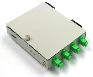 Best FTB Series Wall Mount Fiber Optic Terminal Box 4 Core FTTH With Apc Adapters wholesale