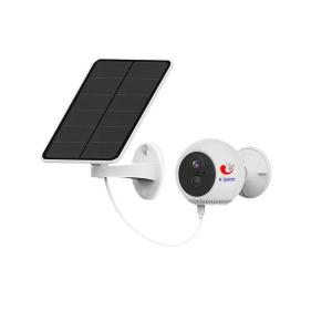 China 2MP 4MP Baby Care Monitor Night Vision IP Camera Wireless CMOS Sensor Free Cloud Service Smart Solar Cctv Camera on sale
