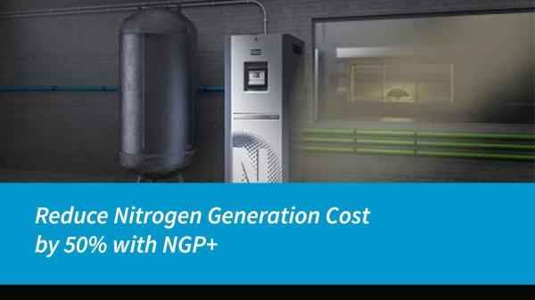 Cheap PSA Atlas N2 Generator , NGP60 PSA Nitrogen Machine 798x840x2022mm Dimensions for sale