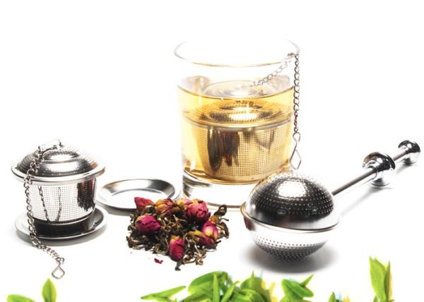 Cheap Spring Handle Stainless Steel Tea Infuser Set 3 Picecs 18x5x4.5cm for sale