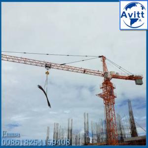 6 Tons Travelling Tower Crane Base With Ballast Type Foundation