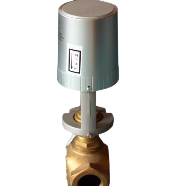 Cheap 2 / 3 Way Steam Control Valves With Electric Actuators , Motorized Modulating Valve for sale