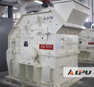 PXJ1212 Granite Basalt Quartz Bauxite Fine Crusher , Crushing And Mining Equipment
