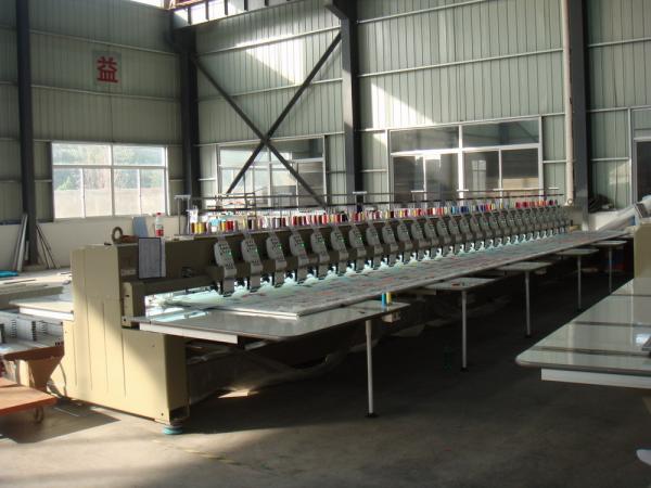 Cheap Automatic Multi Head Computerized Embroidery Machine Low Noise Less Vibration for sale