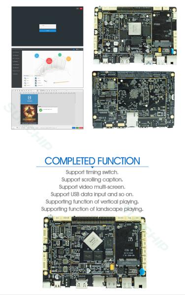 Cheap Quad-core A9 Embedded Linux Board For Internet And Multiple Languages for sale